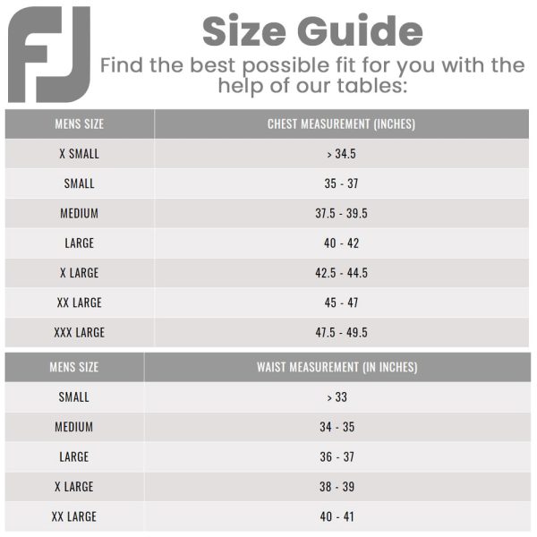 FootJoy Size Guide