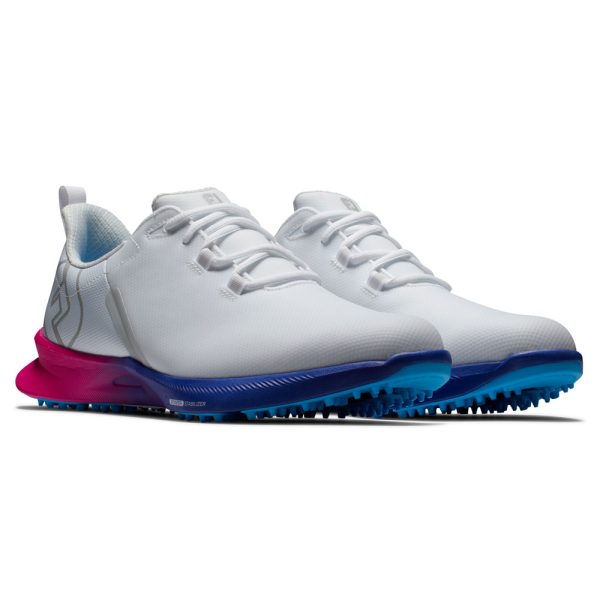Footjoy 2023 Fuel Sport Golf Shoes in white and pink