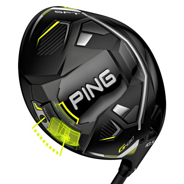Ping G430 SFT Driver rear weights on club
