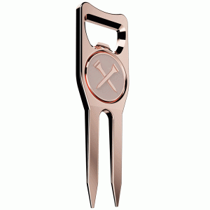 Blue Tees 6 in 1 divot tool in rose gold