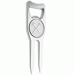 Blue Tees 6 in 1 divot tool in silver