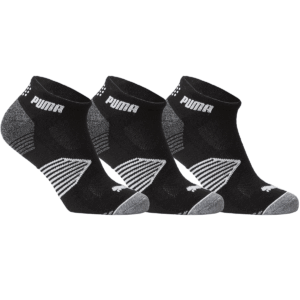 PUMA 2026 ESSENTIAL 1/4 CUT GOLF SOCKS - BLACK / 3 PACK