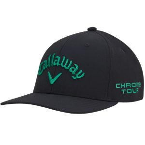 CALLAWAY 2026 TOUR AUTHENTIC PERFORMANCE PRO GOLF CAP - BLACK / GREEN