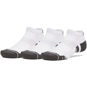 UNDER ARMOUR 2026 PERFORMANCE TECH LOW CUT SOCKS – 3 PACK – WHITE